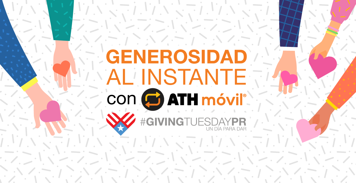 #GivingTuesdayPR y Evertec con ATH Móvil, impulsan más de $50,000 en donativos adicionales en beneficio de unas 45 organizaciones sin fines de lucro