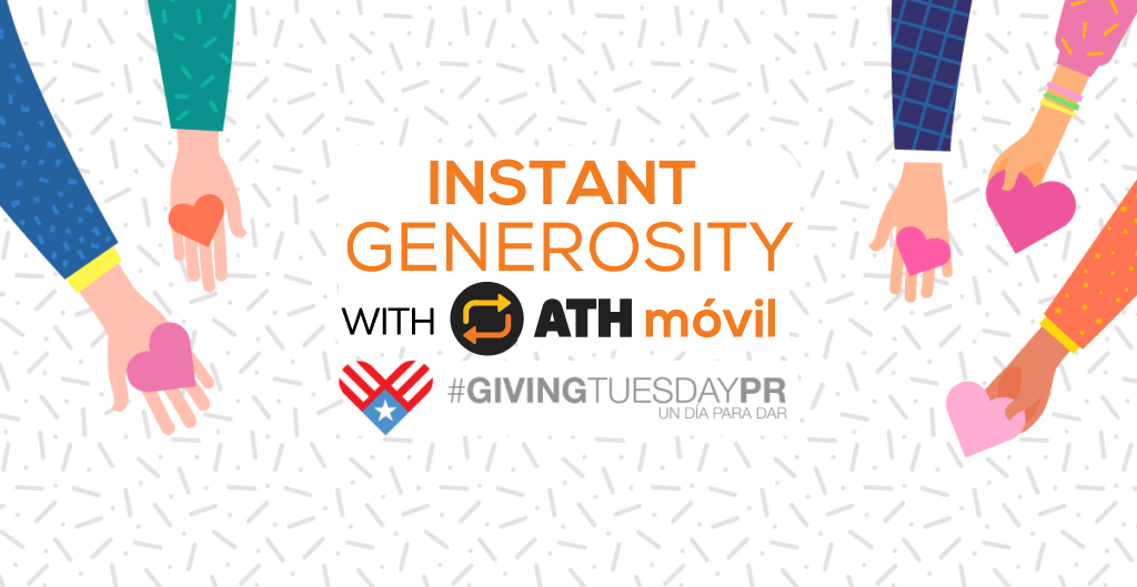 #GivingTuesdayPR y Evertec con ATH Móvil, impulsan más de $50,000 en donativos adicionales en beneficio de unas 45 organizaciones sin fines de lucro